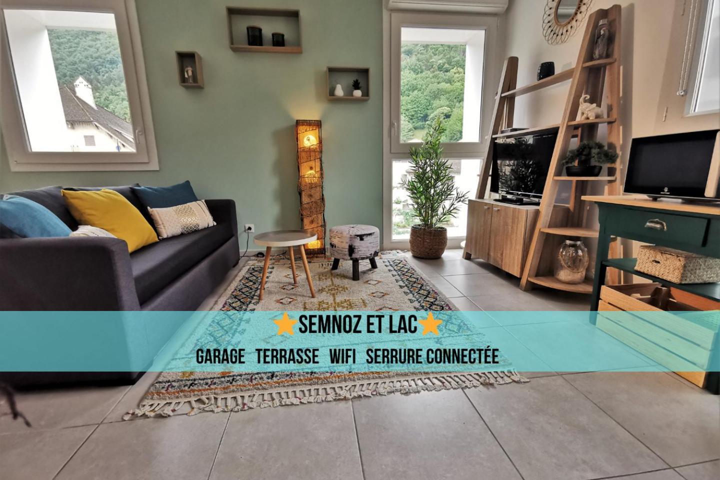 Semnoz & Lac - Wifi - Parking - Netflix - Balcon - Centre-Ville 塞夫里耶 外观 照片